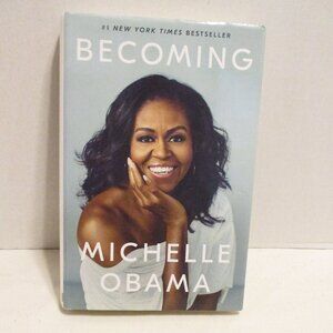 Michelle Obama Book Becoming Medium Black White Travel Vacation Reading Book